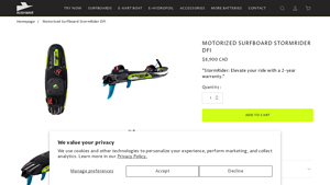 Rushwave - Motorized Surfboard StormRider DFI