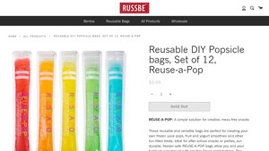 Reuse-a-Pop - Reusable DIY Popsicle Bags