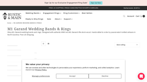 Rustic & Main - Custom M1 Garand Wedding Bands