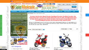 Safer Wholesale - 150cc Air Cooled 4 Stroke Moped Scooter