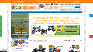 Safer Wholesale - 110cc Pocket Bikes & 125cc Dirt Bikes