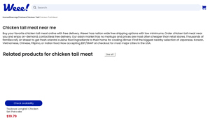 Weee! - Chicken Tail Meat