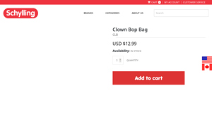 Schylling - Clown Bop Bag