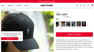 SCOTTeVEST - TEC Hat