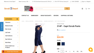 MOBB - 314P Capri Scrub Pants