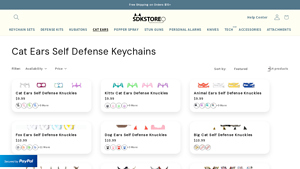 Self Defense Keychain Store - Cat Ears Self Defense Knuckles