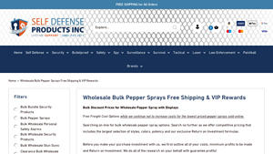 Self Defense Products Inc - Wholesale Pepper Sprays