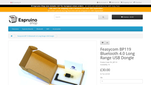 Feasycom - BP119 Bluetooth 4.0 Long Range USB Dongle
