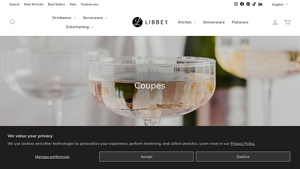 Libbey - Coupe Cocktail Glasses Set