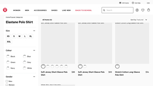 lululemon - Elastane Polo Shirt