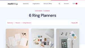 MochiThings - 6 Ring Planners