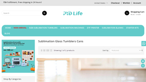 Pydlife - Sublimation Glass Tumblers