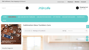 Pydlife - Sublimation Glass Tumblers