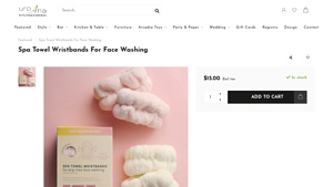 Urbanashop - Spa Towel Wristbands