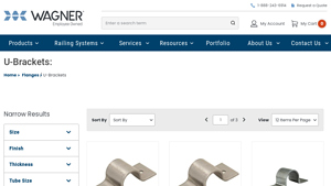 Wagner - Steel U-Bracket 2 Wide