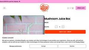 Shop Burning Love - Mushroom Juice Box
