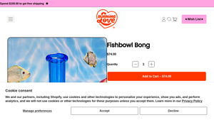 Burning Love - Fishbowl Bong