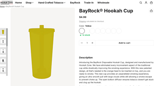 Bayrock - Disposable Hookah Cup