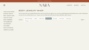 Shop Naiia - Best Selling Body Chains
