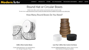 Shopping Bags - Custom Round Hat Boxes