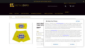 Juicy Fruit - Sleepwear Snack Candy Set