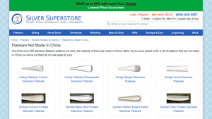 Silver Superstore - Stainless Flatware