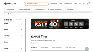 SimpleTire - 12.4/28 Tires