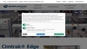 Simplimatic - Cimtrak® Edge Belt Conveyor