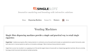 Single Slots - Cigarette Dispensing Machines