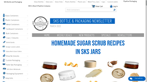 SKS - 8 OZ Amber & Purple PET Jars with Aluminum Caps