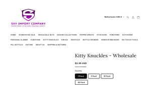 Sky Import Company - Kitty Knuckles Wholesale