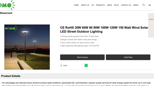 Smart Solar - CE RoHS Wind Solar LED Street Light
