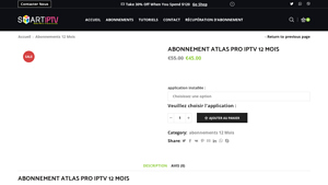 Smart4IPTV - Atlas Pro IPTV 12 Mois