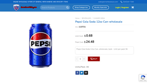 Pepsi - Cola Soda 12oz Can