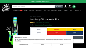 Smoke Cartel - Lava Lamp Silicone Water Pipe