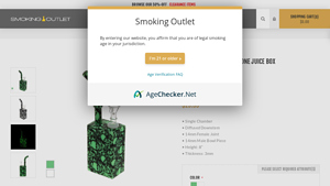 Smoking Outlet - Bad to the Bone Silicone Juice Box Bong