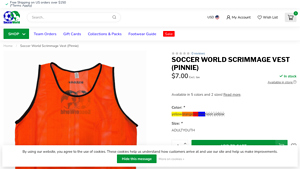 Soccer World - Scrimmage Vest (Pinnie)