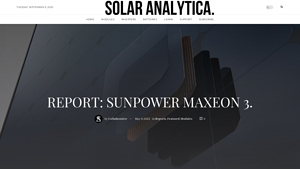 SunPower - Maxeon 3