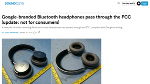 SoundGuys - GID5B Noise-Canceling Bluetooth Headphones