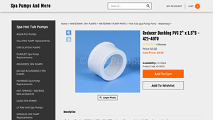 Reducer Bushing - PVC 2 x 1.5S