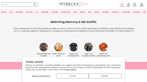 Sparkle in Pink - Matching Mommy & Me Outfits