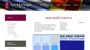 Spechler-Vogel - New Jersey Stretch Fabric