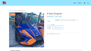 Spi Fun Rental - 4-Seat Slingshot