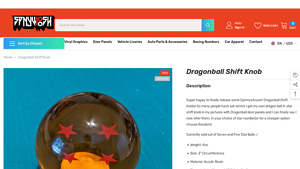 SpinnyWhoosh - Dragonball Shift Knob