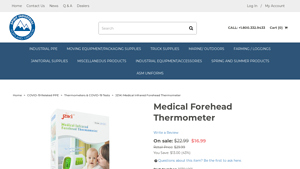 Spirit Industrial - JZIKi Medical Infrared Forehead Thermometer