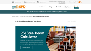 Steel Products Direct - RSJ Steel Beam Price Calculator