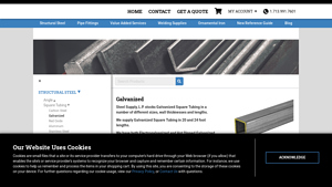 Steel Supply LP - Galvanized Square Tubing
