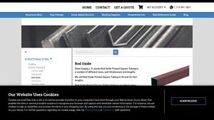 Steel Supply LP - Red Oxide Primed Square Tubing