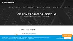 Tadano - GR1000XL-2 Rough Terrain Crane