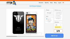 Sticker Robot - Custom Cell Phone Stickers